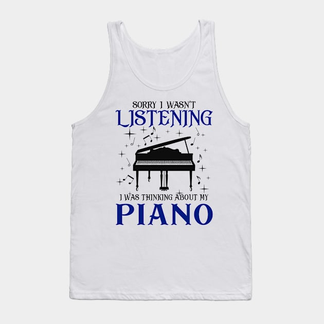 Thinking About My Piano. Tank Top by KsuAnn